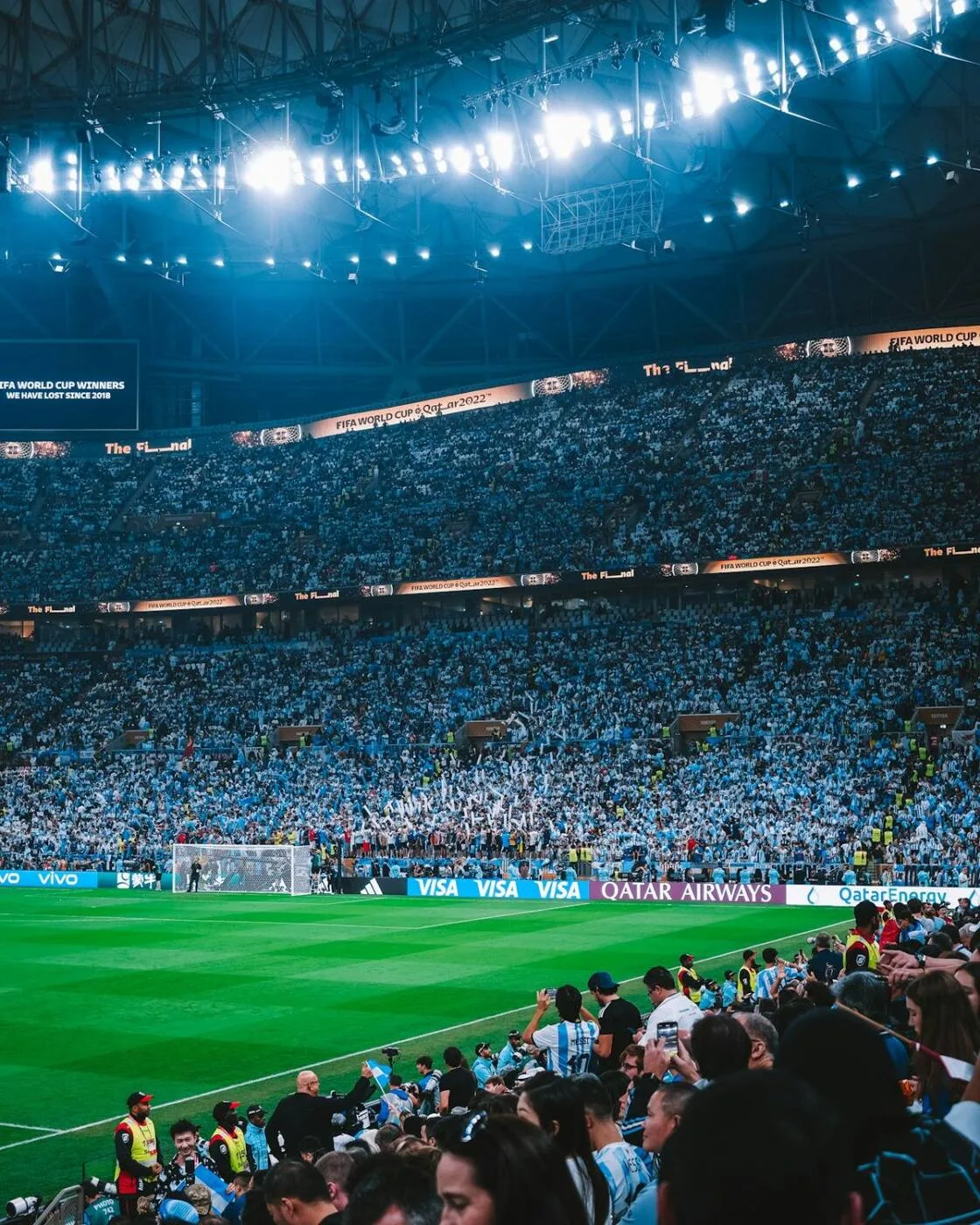Fans Argentine regardant la Coupe du Monde Qatar 2022